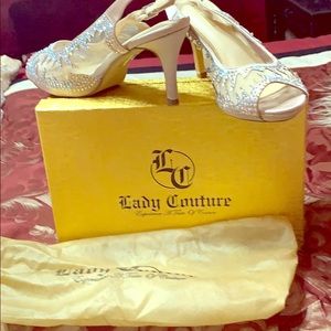 Lady couture sling back size 7 worn one time